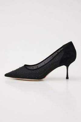 ＜STACCATO＞シースルードットストーンパンプス（３５０ＨＳ１１１－１２２５）