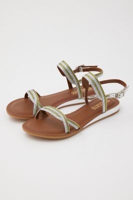 新品 STACCATO スタッカート スカイラピープトゥ　フラットサンダル STACCATO(スタッカート)｜バウムプラットフォームサンダル