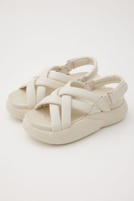 STACCATO スタッカート 厚底サンダル オフホワイト 23 レディース