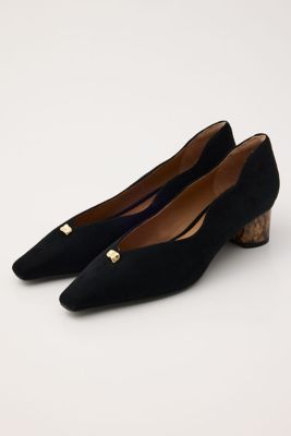 ＜STACCATO＞スカラップマーブルヒールシューティー（３５０ＩＡ１１１－１１３０）