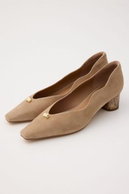 ＜STACCATO＞スカラップマーブルヒールシューティー（３５０ＩＡ１１１－１１３０）