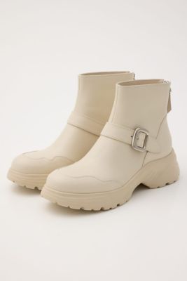 美品MANAルーズカーブヒールブーツ ブルー37size 23.5㌢ 送料無料】MANA マナ ルーズ ブーツ カーブヒール 靴 549021 bl