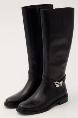 STACCATO/スタッカート スタイルベルトロングブーツ(350IA125-5520) クロ020 靴【三越伊勢丹/公式】