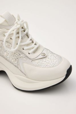 パールミックスハイヒールスニーカー（350IA149－9255