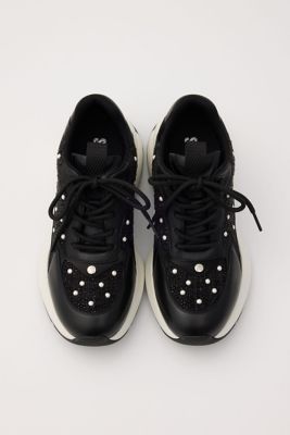 パールミックスハイヒールスニーカー（350IA149－9255