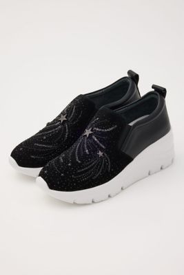 STACCATO ブラック リボン フラットシューズ STACCATO｜スタッカートのバレエシューズ（フラットシューズ
