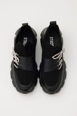 【極美品】STACCATO スタッカート ハイテクロックス スリッポン 黒 極美品】STACCATO スタッカート ハイテクロックス スリッポン 黒