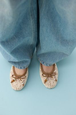 ＜STACCATO＞クロシェエスパドリーユフラット（３５０ＪＳ１１２－２０３５）