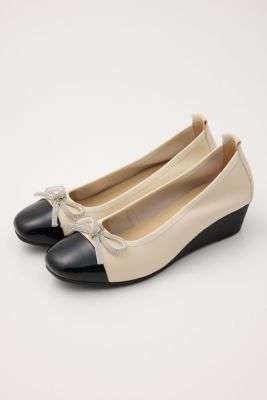 ＜STACCATO＞エリーゼウェッジソールパンプス（３５０ＪＳ１１２－２０７０）