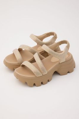 ＜STACCATO＞コスモスリングラギッドソールサンダル（３５０ＪＳ１３６－６７２５）