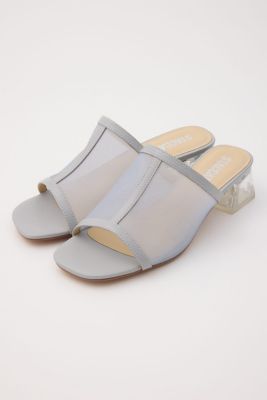 ＜STACCATO＞カバーアップシースルーサンダル（３５０ＪＳ１３６－６７８５）