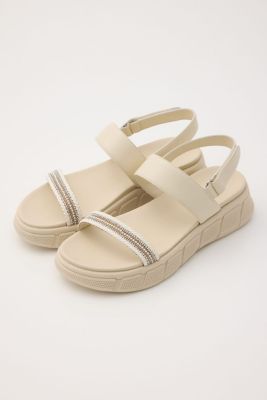 ＜STACCATO＞パーティクルズライトサンダル（３５０ＪＳ１３７－７０３０）