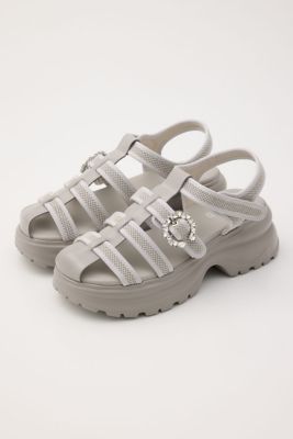 ＜STACCATO＞ムーングルカライトサンダル（３５０ＪＳ１３７－７０８５）