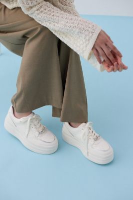 ＜STACCATO＞プラットフォームラインスニーカー（３５０ＪＳ１４９－９０４０）