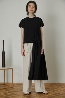 ＜RIM.ARK (Women)＞Ｆｉｎｅ　ｇａｔｈｅｒ　ａｓｙｍｍｅｔｒｙ　ｔｏｐｓ（４６０ＥＳＳ３０－０８７０）