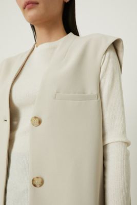 Minimal cocoon vest JK（460FSL30 