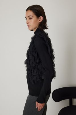 Tulle mini vest（460GAL30－0690） | RIM  