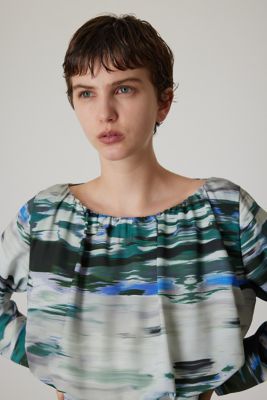 Ｗａｔｅｒ　ｌｉｌｉｅｓ　ａｒｔ　ｐｒｉｎｔｅｄ　ｄｒｅｓｓ（４６０ＧＡＬ３３－０９００）