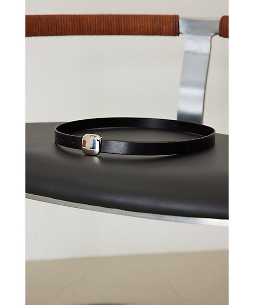 ＜三越伊勢丹/公式＞ Simply leather belt ギンイロ510 ベルト画像