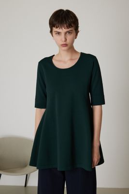 リムアーク RIM.ARK Neck line 2way flare knit （BLK