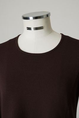 リムアーク RIM.ARK Neck line 2way flare knit （BLK