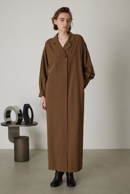 coffee-latte　リムアーク　バックロングトップス　ブラウン Coat like long OP（460GAS33－0490