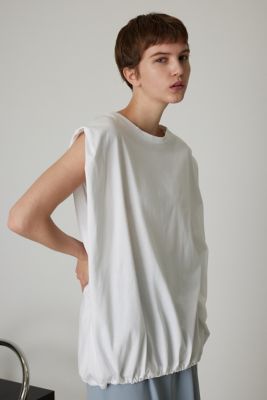 RIM.ARK Neck darts box SH サイズ38 グレー セール】Neck design box dress（ワンピース）｜RIM.ARK