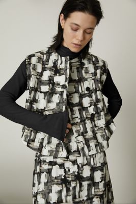 ＜RIM.ARK (Women)＞Ｐｌａｉｄ　ｆｏｒｍａｔｉｏｎ　ｖｅｓｔ（４６０ＧＳＬ３０－０２３０）