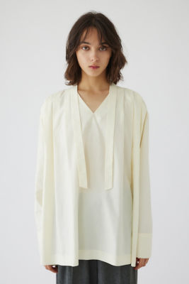 ＜RIM.ARK (Women)＞Ｍａｎｙ　ｔｕｃｋ　ｔｉｅ　ｂｌｏｕｓｅ（４６０ＨＡＬ３０－１３１１）