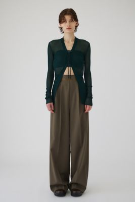 Semi long sheer tops（460HAL70