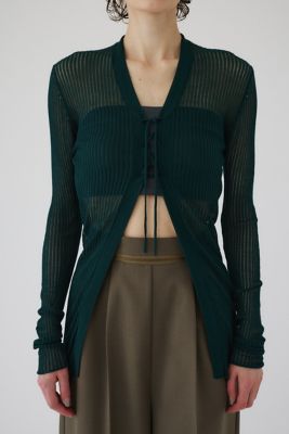 Semi long sheer tops（460HAL70－0391