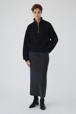 RIM.ARK (Women)/リムアーク Zip up over knit(460HAL70-1231) グレー170 トップス【三越伊勢丹/公式】
