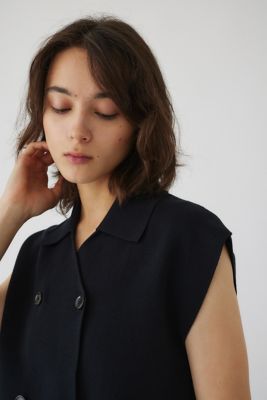 Ｃｏｔｔｏｎ　ｋｎｉｔ　ｖｅｓｔ　ｔｏｐｓ（４６０ＨＡＬ７０－１２５１）