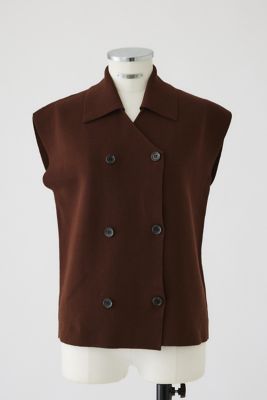 Ｃｏｔｔｏｎ　ｋｎｉｔ　ｖｅｓｔ　ｔｏｐｓ（４６０ＨＡＬ７０－１２５１）