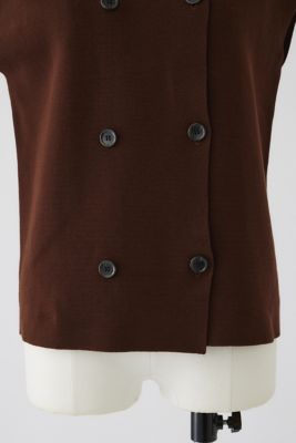 Ｃｏｔｔｏｎ　ｋｎｉｔ　ｖｅｓｔ　ｔｏｐｓ（４６０ＨＡＬ７０－１２５１）