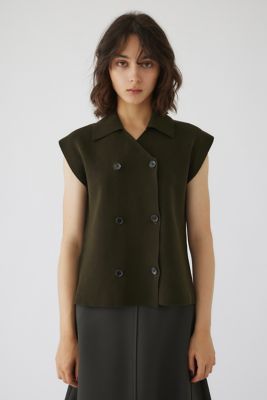 Ｃｏｔｔｏｎ　ｋｎｉｔ　ｖｅｓｔ　ｔｏｐｓ（４６０ＨＡＬ７０－１２５１）
