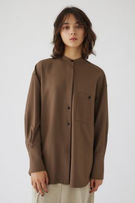 ＜RIM.ARK (Women)＞Ｏｖｅｒｓｉｚｅ　ｓｔａｎｄ　ｃｏｌｌａｒ　ＳＨ（４６０ＨＡＮ３０－０１０１）