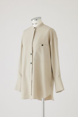 【新品未使用・RIM.ARK】Stand collar melton CT Oversize stand collar SH