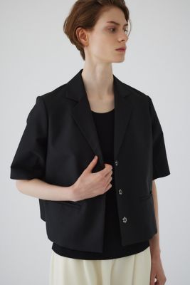 ＜RIM.ARK (Women)＞Ｌａｐｅｌ　ｃｏｌｌａｒ　ｓｈｏｒｔ　ＪＫ（４６０ＨＡＳ３０－０２０１）