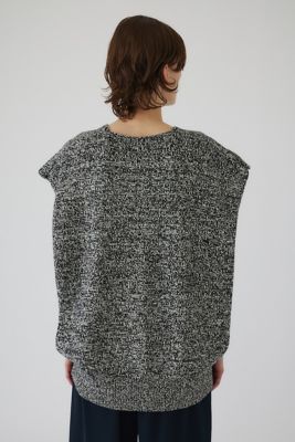 Ｍｅｌａｎｇｅ　ｋｎｉｔ　ｖｅｓｔ（４６０ＨＡＳ７０－０１７１）