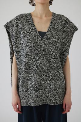Ｍｅｌａｎｇｅ　ｋｎｉｔ　ｖｅｓｔ（４６０ＨＡＳ７０－０１７１）
