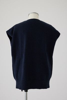 Ｍｅｌａｎｇｅ　ｋｎｉｔ　ｖｅｓｔ（４６０ＨＡＳ７０－０１７１）