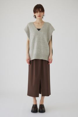 Ｍｅｌａｎｇｅ　ｋｎｉｔ　ｖｅｓｔ（４６０ＨＡＳ７０－０１７１）