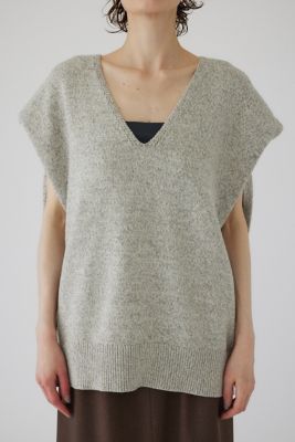 Ｍｅｌａｎｇｅ　ｋｎｉｔ　ｖｅｓｔ（４６０ＨＡＳ７０－０１７１）