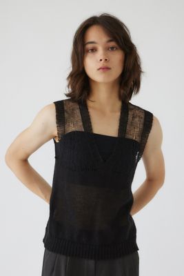 Ｍｏｈａｉｒ　ｍｉｘ　ｍｉｎｉｍｕｍ　ｋｎｉｔ　ｖｅｓｔ（４６０ＨＡＳ７０－０９８１）