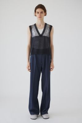 Ｍｏｈａｉｒ　ｍｉｘ　ｍｉｎｉｍｕｍ　ｋｎｉｔ　ｖｅｓｔ（４６０ＨＡＳ７０－０９８１）