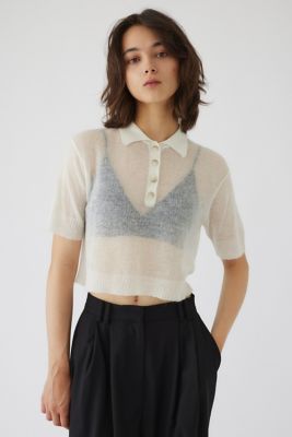 RIM.ARK (Women)/リムアーク Ｍｏｈａｉｒ　ｐｏｌｏ　ｋｎｉｔ（４６０ＨＡＳ７０－１００１）