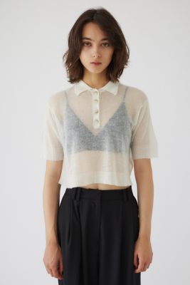 rimark style polo knit グレー