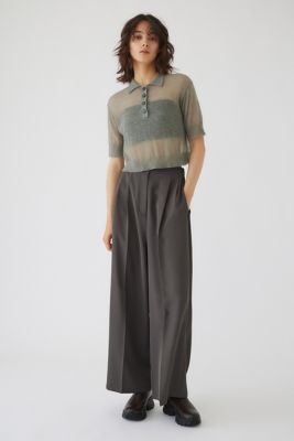 rimark style polo knit グレー