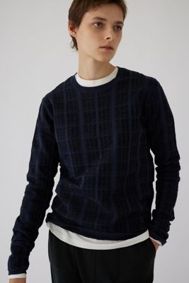 Ｓｈｅｅｒ　ｃｈｅｃｋ　ｋｎｉｔ　ｔｏｐｓ（４６０ＨＡＳ７０－１０１１）